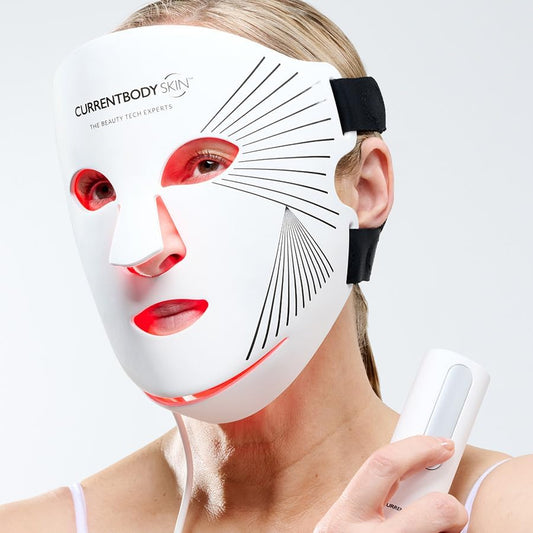 CurrentBody Skin Masque LED visage rouge Série 2 Technologie rouge et infrarouge