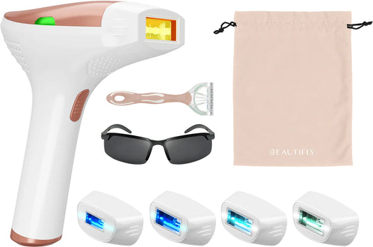 Beautifly B-Shine Pro IPL Körperhaarentferner Weiß-Gold