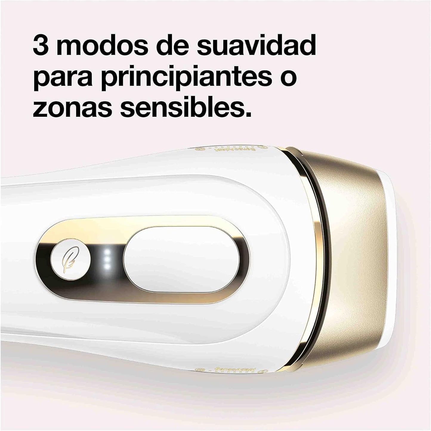 Braun Silk·expert Pro 5 Épilateur À Lumière Pulsée, Blanc/Doré, PL5014