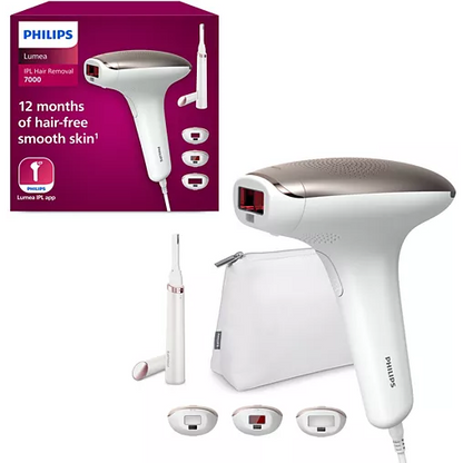 Philips Lumea IPL 7000 Serie – Gerät zur Haarentfernung mit gepulstem Licht – BRI923/00