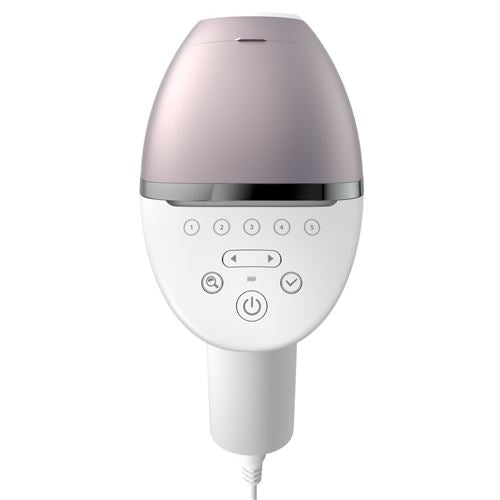 Epilateur à lumière pulsée Philips Lumea Prestige BRI947/00 Blanc et Rose.
