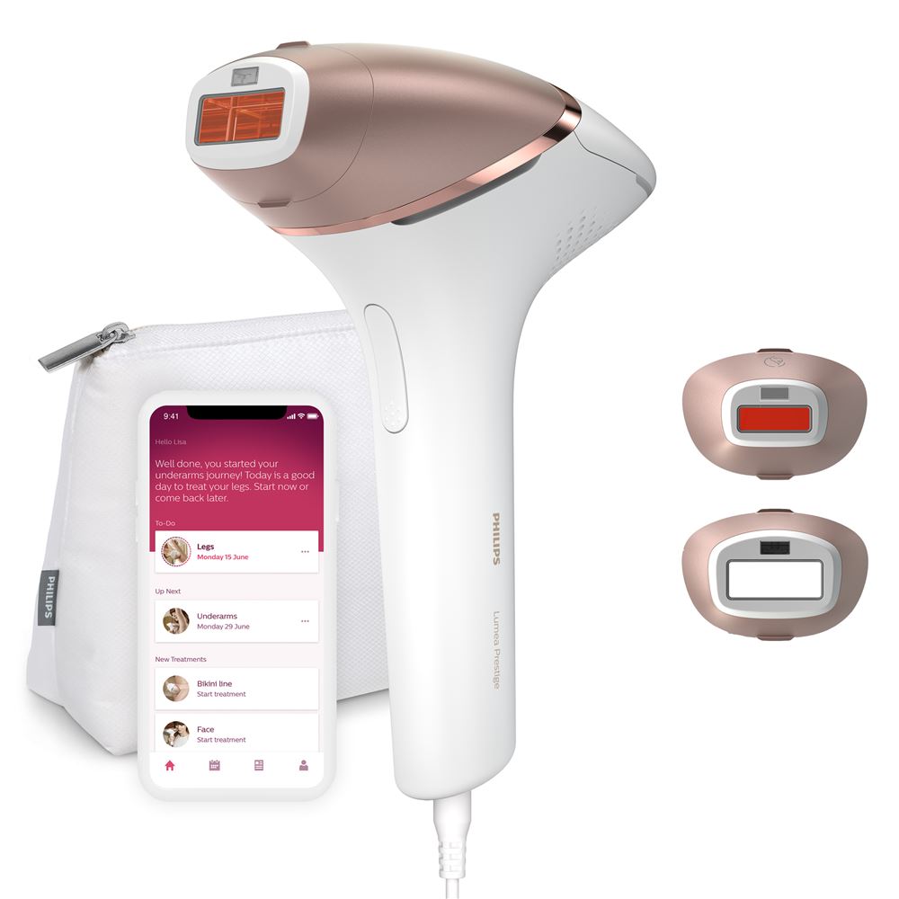 Epilation semi définitive Philips BRI945 Lumea série 8000 IPL BLANC