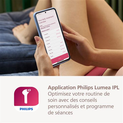 Epilation semi définitive Philips BRI945 Lumea série 8000 IPL BLANC